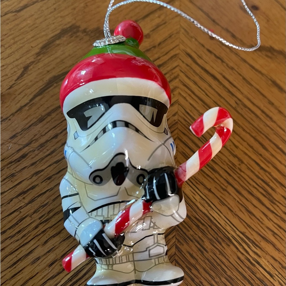Hallmark Stormtrooper Ornament with Red and White Accents